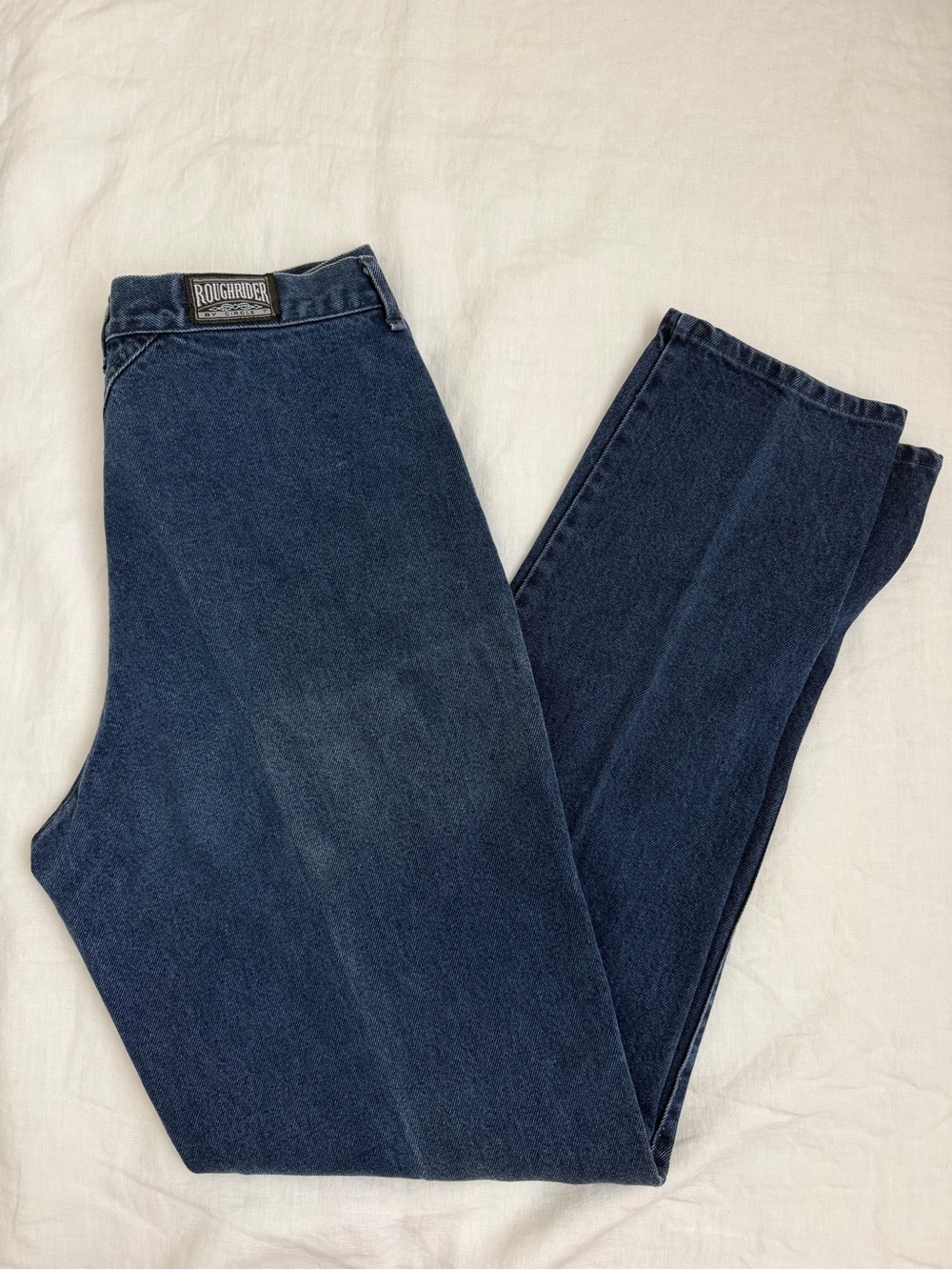 VTG 80’s Roughrider BareBack Western Dark Blue Women's Jeans
